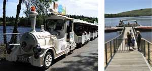 gite location vassiviere activite train bateau